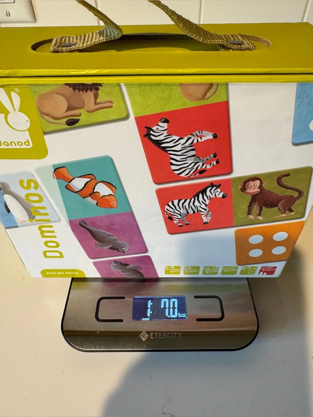 Janod Exotic Animal Dominoes board / card games